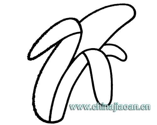幼儿简笔画:香蕉12-幼儿园简笔画