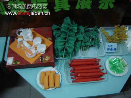 废旧利用--自制教玩具-幼儿园手工图片