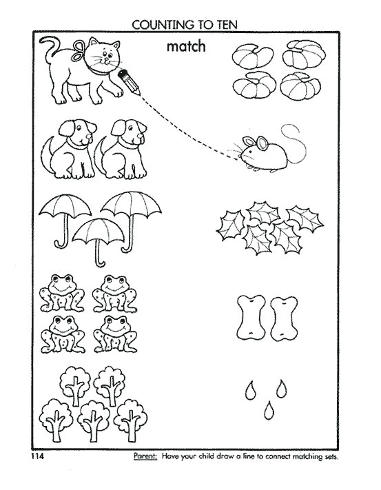 认识数字涂色卡,数数连-幼儿园图片-幼儿园教案