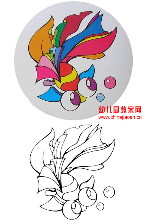 可打印涂色卡——小金鱼—幼儿园涂色卡图片大全_皮皮网 可打印涂色卡——小金鱼—幼儿园涂色卡图片大全
